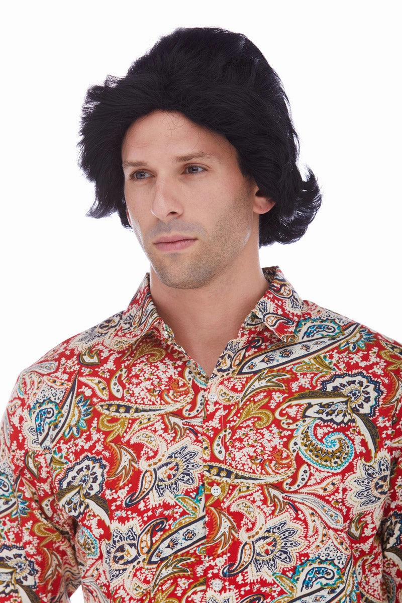 70's Layered Male <br>Synthetic Wig