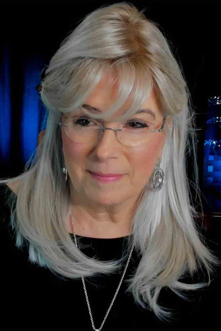 Accessories_Belle Tress_Wigs Lace Front Mono Part Bangs 19" Topper by BelleTress | Heat Friendly Synthetic Hair