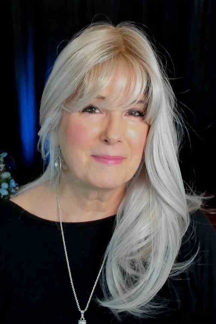 Accessories_Belle Tress_Wigs Lace Front Mono Part Bangs 19" Topper by BelleTress | Heat Friendly Synthetic Hair