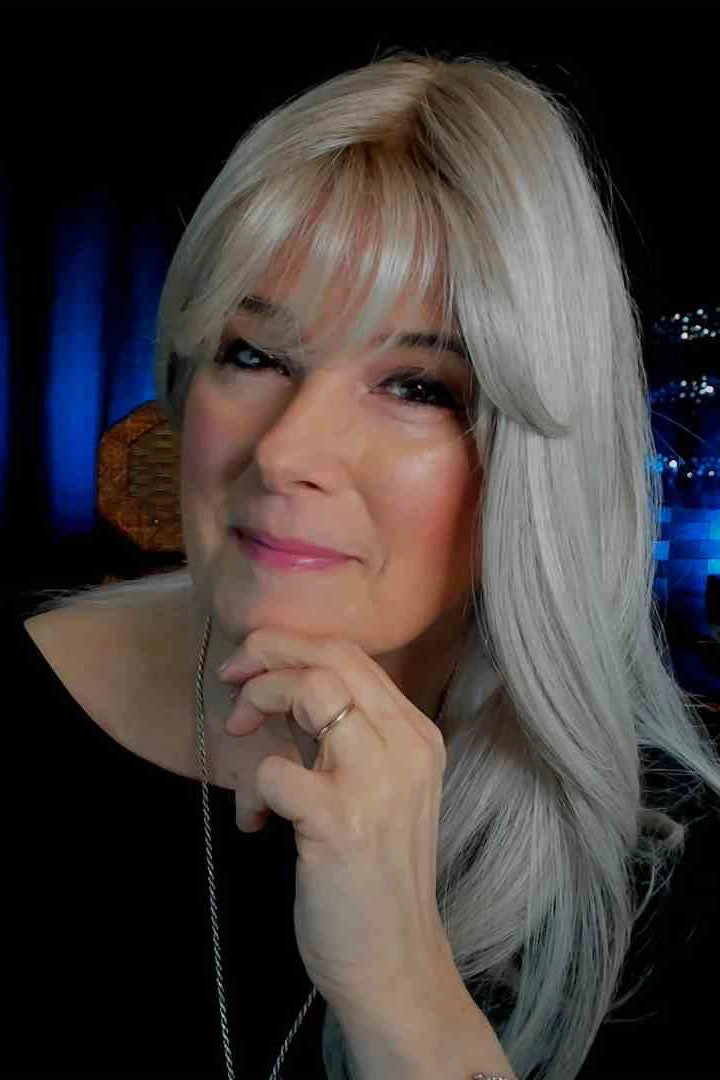 Accessories_Belle Tress_Wigs Lace Front Mono Part Bangs 19" Topper by BelleTress | Heat Friendly Synthetic Hair