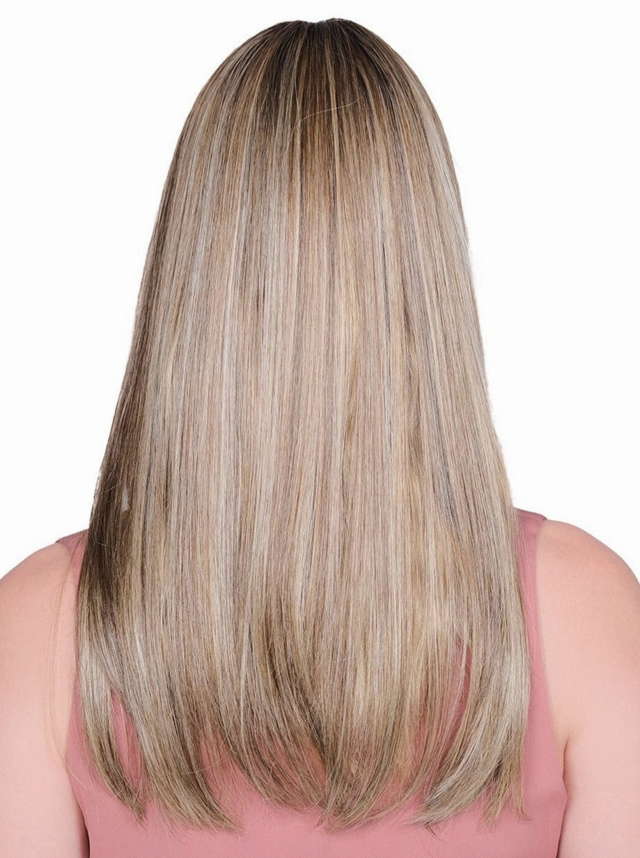 Accessories_Belle Tress_Wigs Lace Front Mono Part Bangs 19" Topper by BelleTress | Heat Friendly Synthetic Hair
