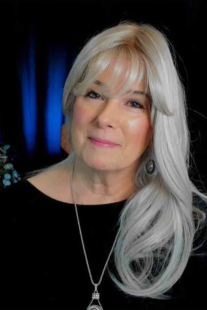 Accessories_Belle Tress_Wigs Lace Front Mono Part Bangs 19" Topper by BelleTress | Heat Friendly Synthetic Hair