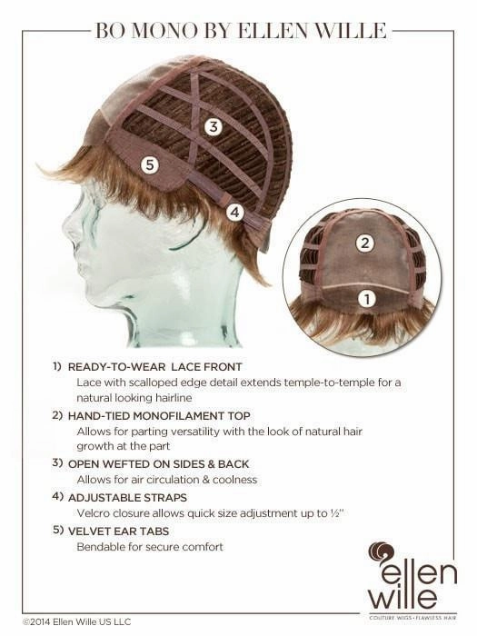 Accessories_Ellen Wille_Wigs Bo Mono | Synthetic Lace Front Wig (Mono Top)