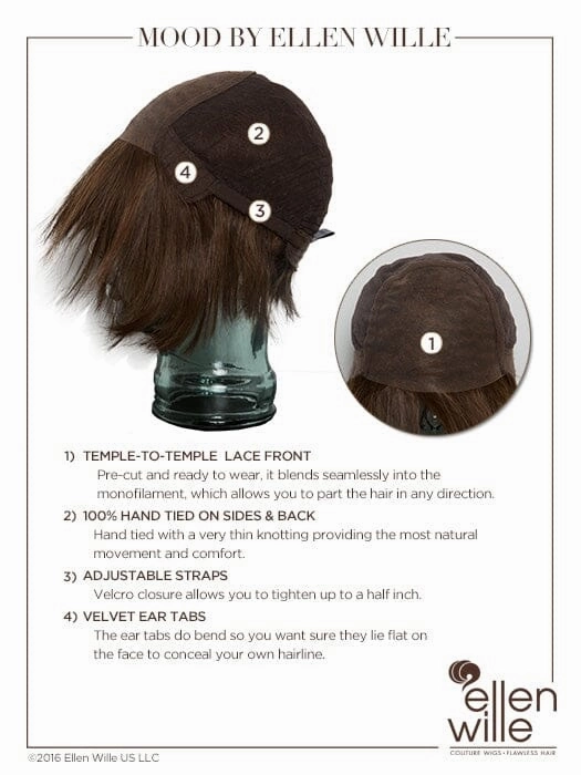 Accessories_Ellen Wille_Wigs Mood Deluxe Human Hair /Heat Friendly Synthetic Blend Wig by Ellen Wille