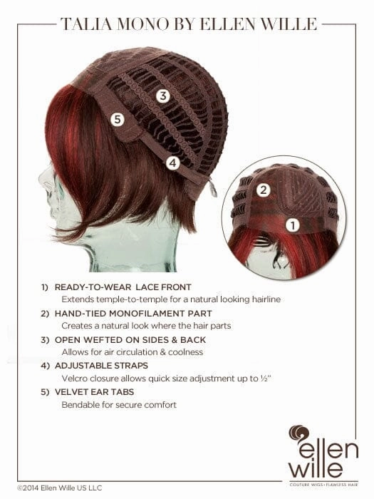 Accessories_Ellen Wille_Wigs Talia Mono Synthetic Wig by Ellen Wille