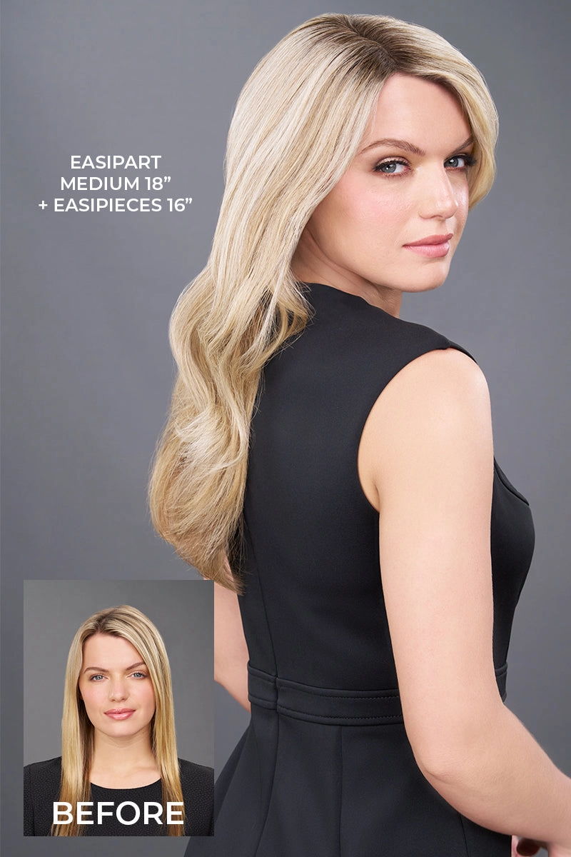 Accessories_Jon Renau_Wigs EasiPart Medium Human Hair 18" by Jon Renau  Topper Collection