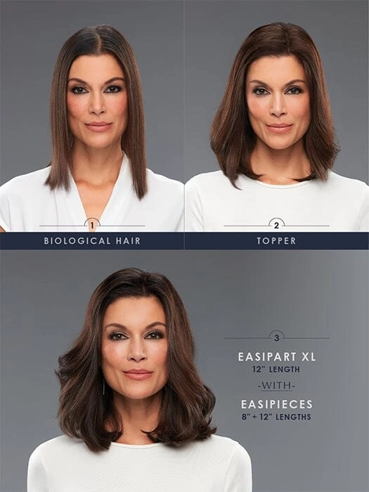 Accessories_Jon Renau_Wigs easiPieces 16" L x 9" W by Jon Renau |Discontinued | Final Sale: No refunds or exchanges