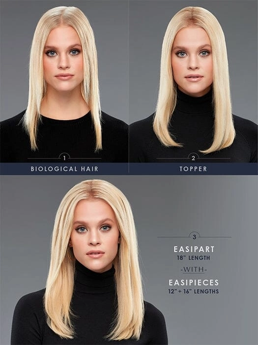 Accessories_Jon Renau_Wigs easiPieces 16" L x 9" W by Jon Renau |Discontinued | Final Sale: No refunds or exchanges