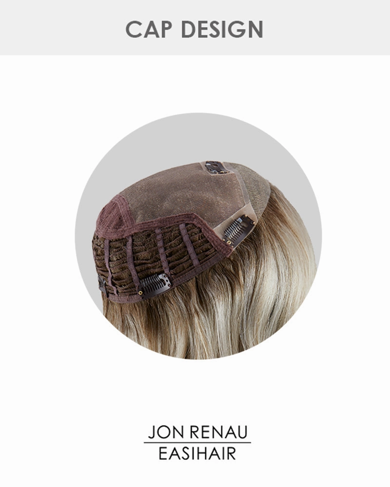 Accessories_Jon Renau_Wigs Top Smart Wavy 18 inch | Lace Front & Monofilament Synthetic Hair Topper by Jon Renau