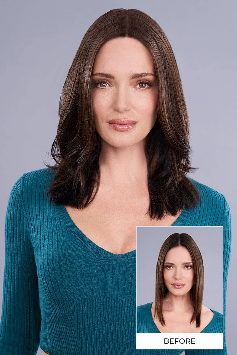 Accessories_Jon Renau_Wigs Top Trend Lace HD Straight 14" Topper by Jon Renau