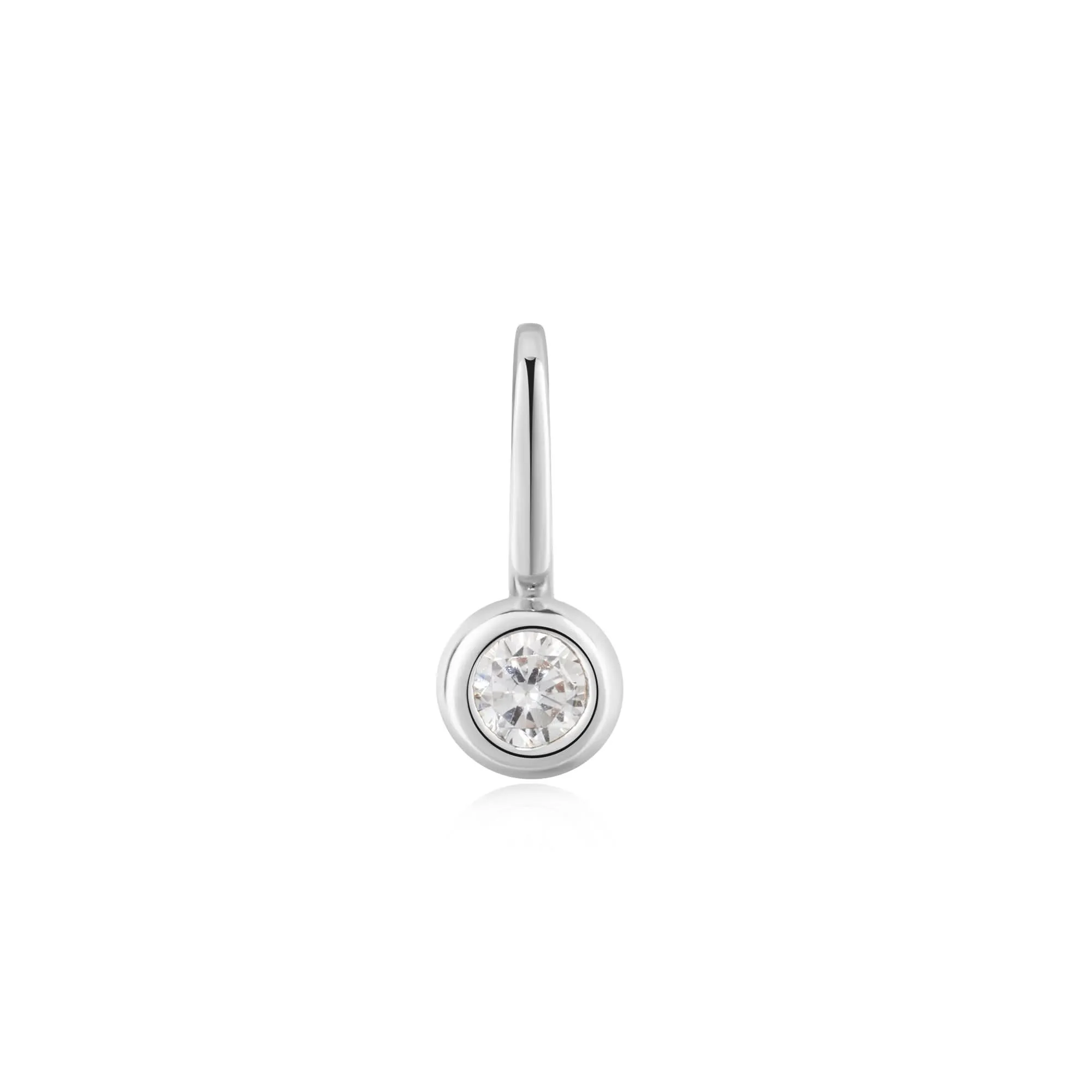 Ania Haie Silver Bezel Set Charm NC060-02H Ania Haie Jewellery