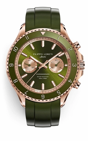 Ascari Moss Rose Gold Rubber
