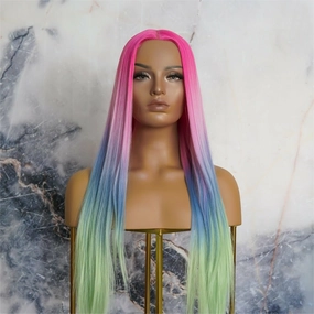 ATLANTIS Rainbow Ombre Lace Front Wig