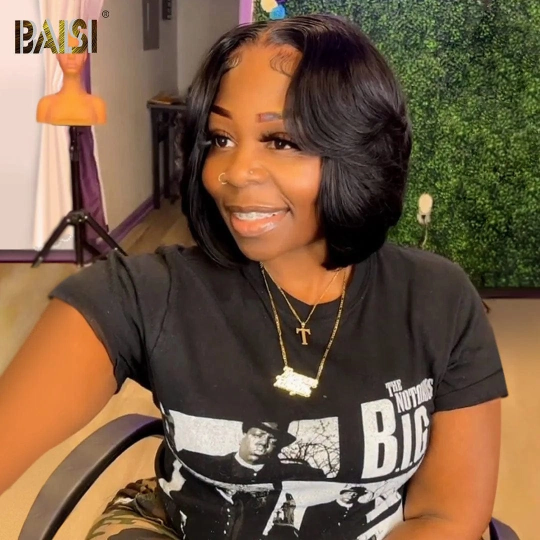 Baisi $109 Wholesale Price Fashion Wavy Bleached Knots BoB Wig