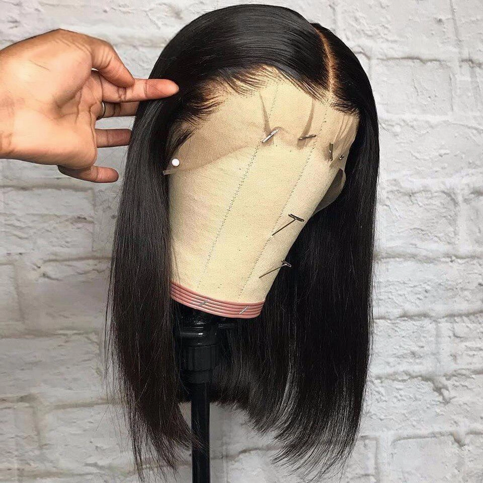 BAISI 12A Straight Bob Wig 100% Human Hair