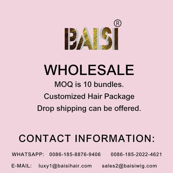 BAISI 12A Straight Bob Wig 100% Human Hair