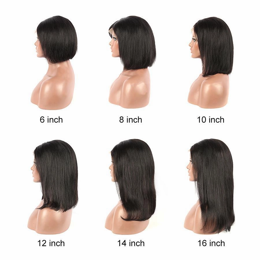 BAISI 12A Straight Bob Wig 100% Human Hair