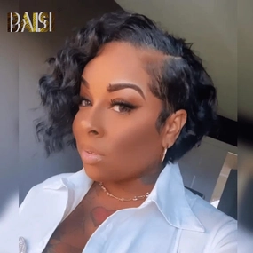 Baisi $79 Wholesale Price Loose Wave Side Part BOB Wig
