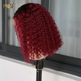 BAISI Color Bob Wig 1b/99j 100% Human Hair