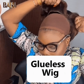 BAISI Elegant Short BoB With Honey Blode Glueless Wig