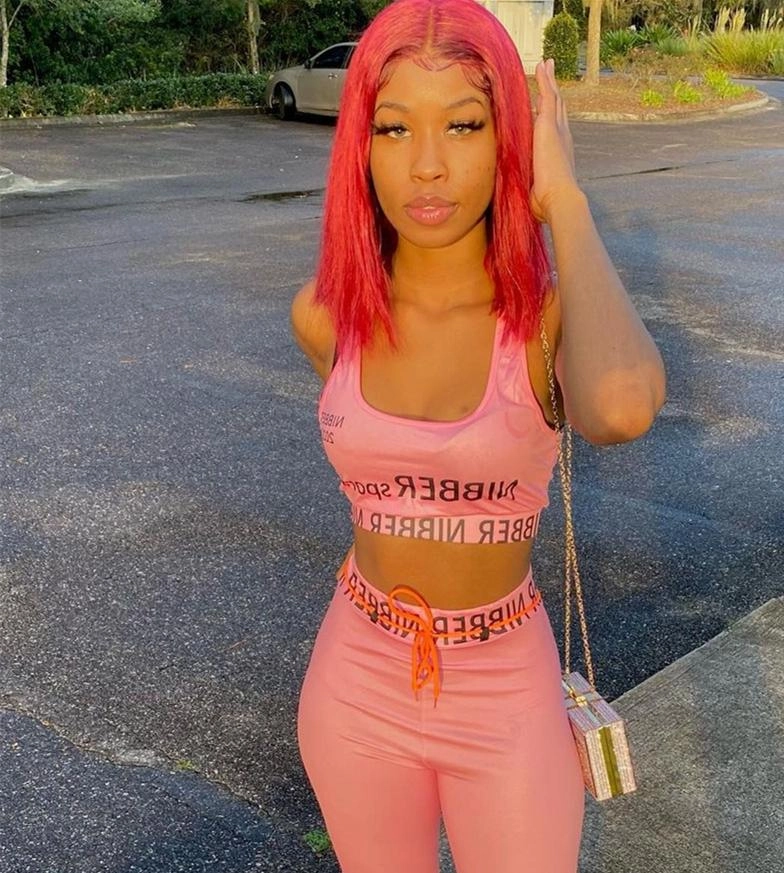 BAISI MODEL SHOW, Click to Get Same Wig ( Red Color 4x4 Closure Bob )