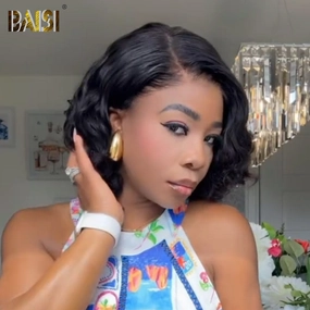 BAISI Perfect Bouncy Wavy BOB Wig