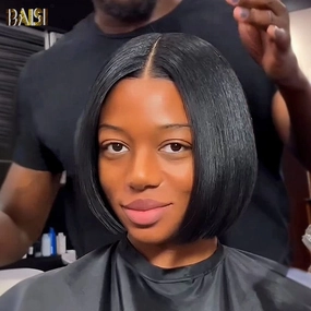 Baisi Perfect Cut Straight Short BoB Wig