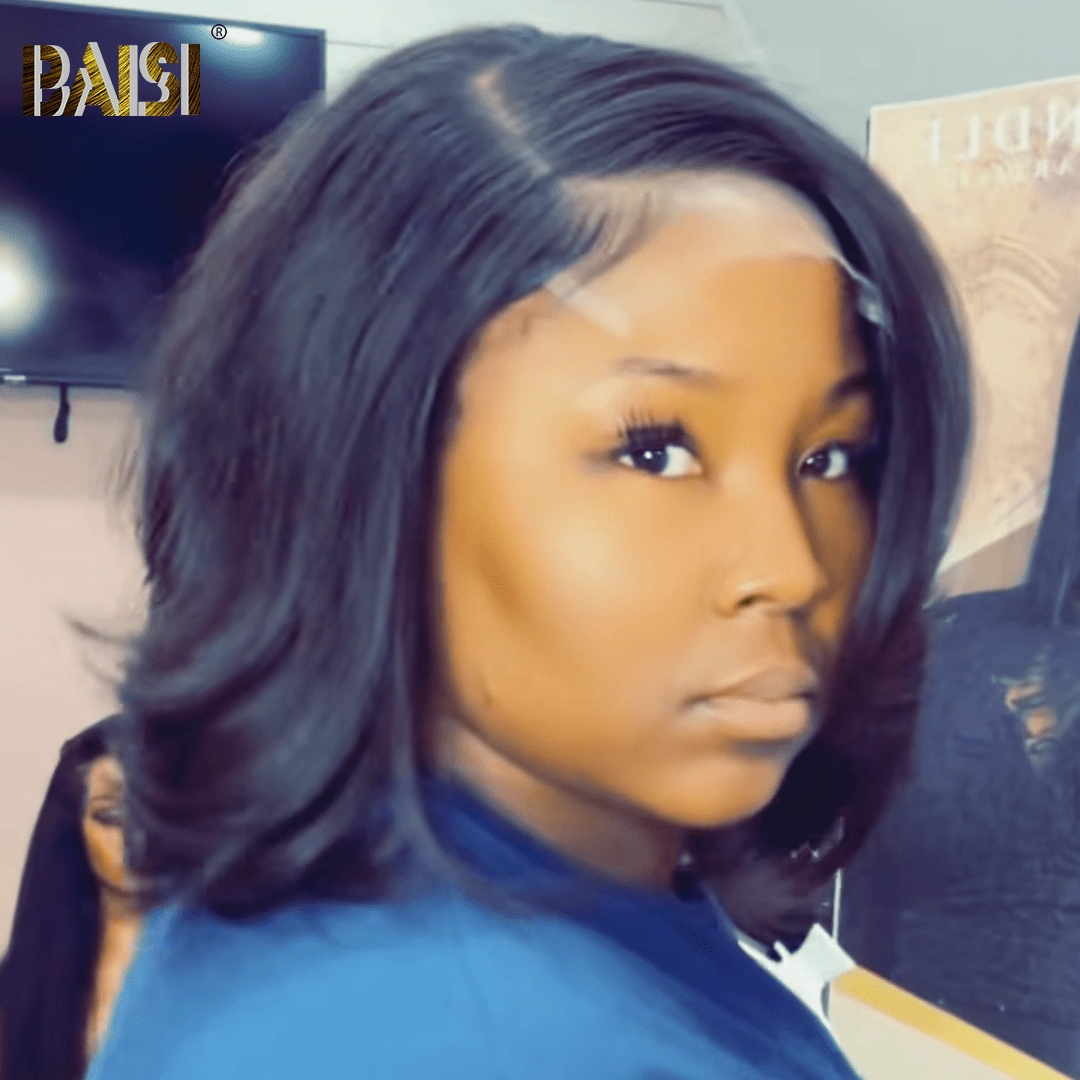 BAISI Perfect Short Cut Side Part BoB Wig