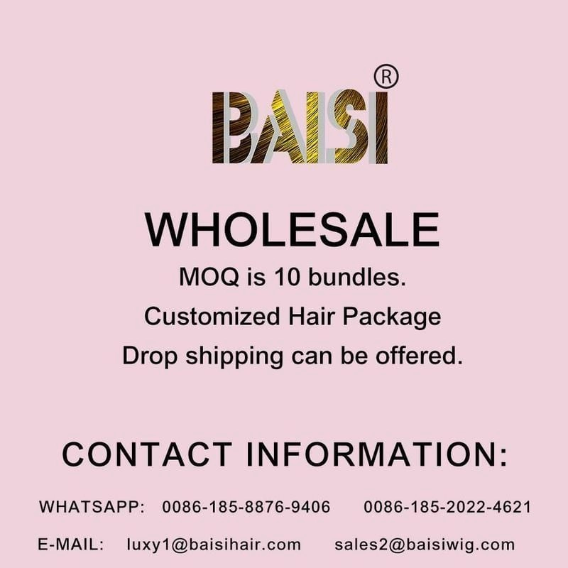 BAISI Pixie Cut Wig PrePlucked Hairline 100% Human Hair