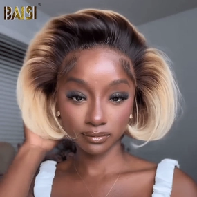 BAISI Pretty #4/613 Straight Lace BOB Wig