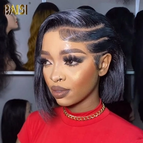 BAISI Sexy Short Staright With Style BOB Wig