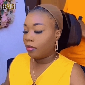 BAISI Straight Short BoB With Honey Blode Glueless Wig