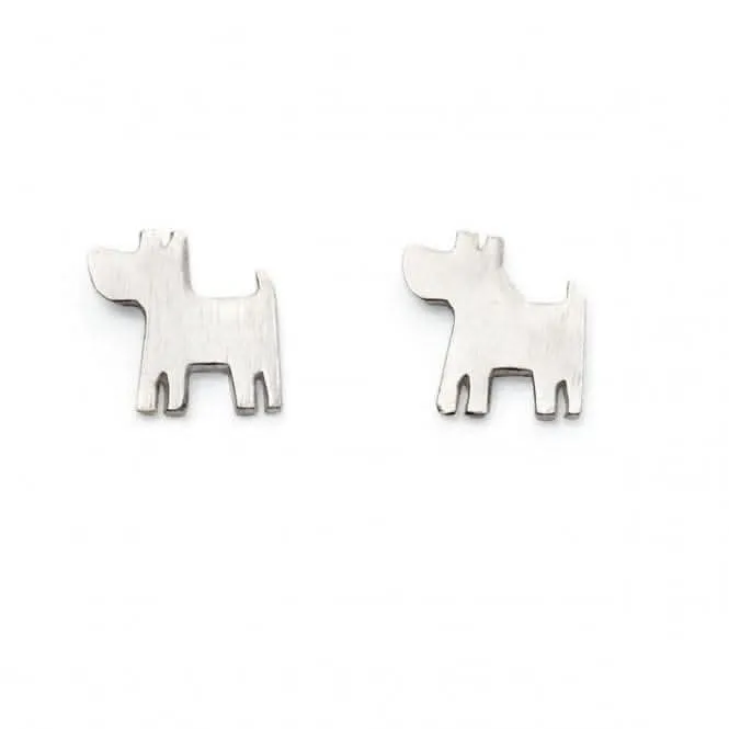 Beginnings Sterling Silver Dog Earrings A2016 Beginnings Jewellery