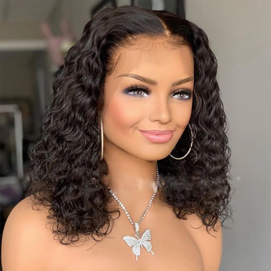 Boutique Skin Melt Lace   Delicate Hairline Frontal Bob Wigs Loose Wave