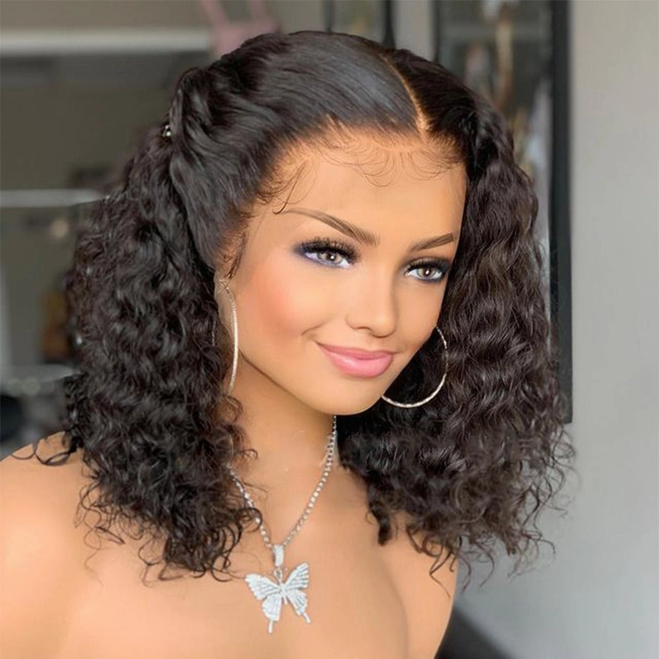 Boutique Skin Melt Lace   Delicate Hairline Frontal Bob Wigs Loose Wave