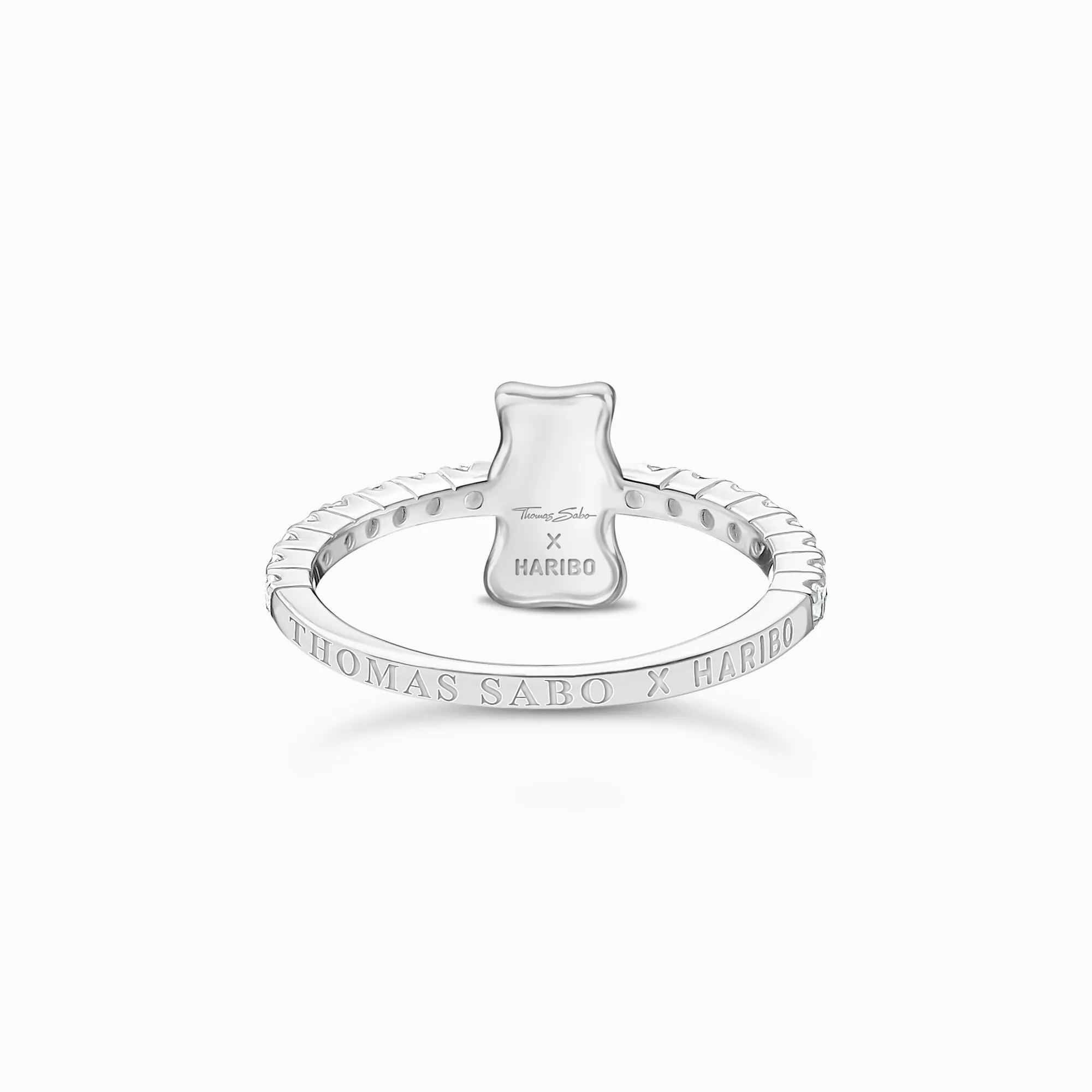 Charming Sterling Silver HARIBO Zirconia Goldbears Ring TR2504-051-14 Thomas Sabo Rings