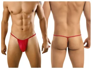 Clothing_Candyman_Mens Underwear CandyMan 9586 Thong Color Red