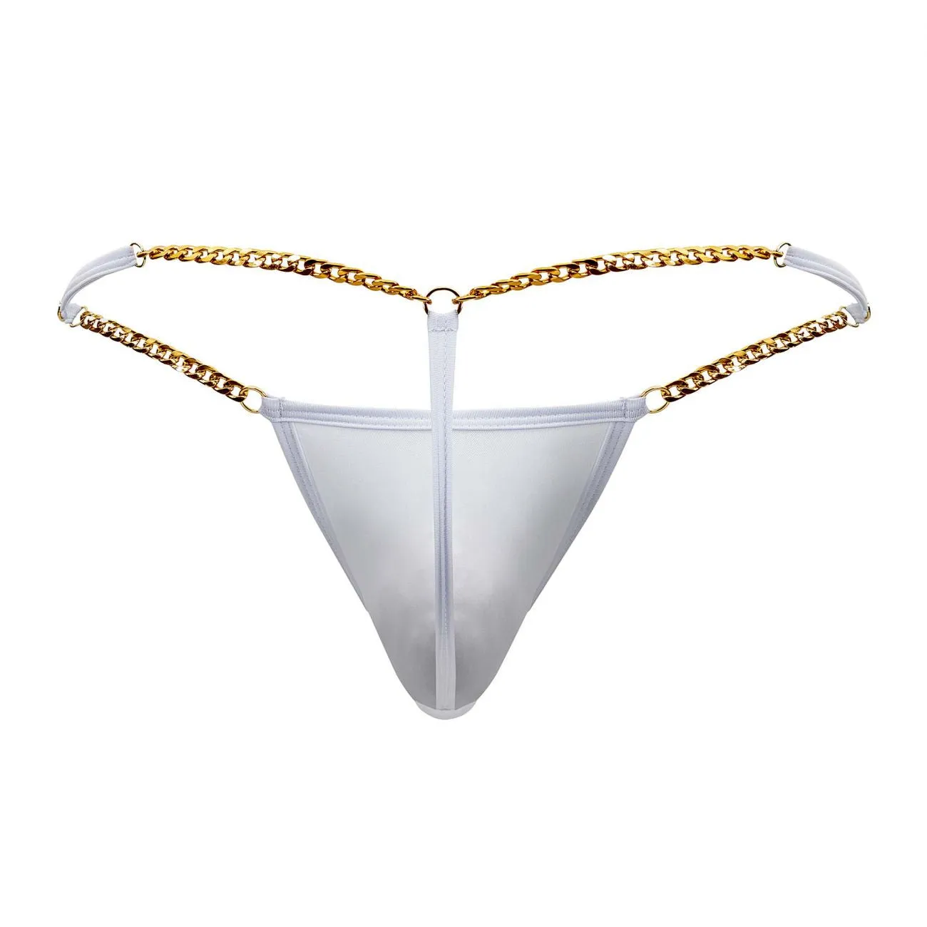 Clothing_Candyman_Mens Underwear CandyMan 99586 Chain G-String Color White
