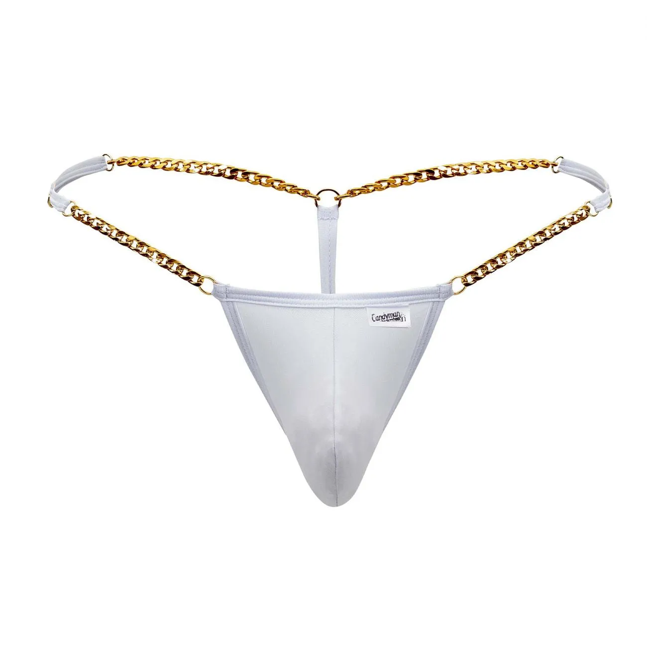Clothing_Candyman_Mens Underwear CandyMan 99586 Chain G-String Color White