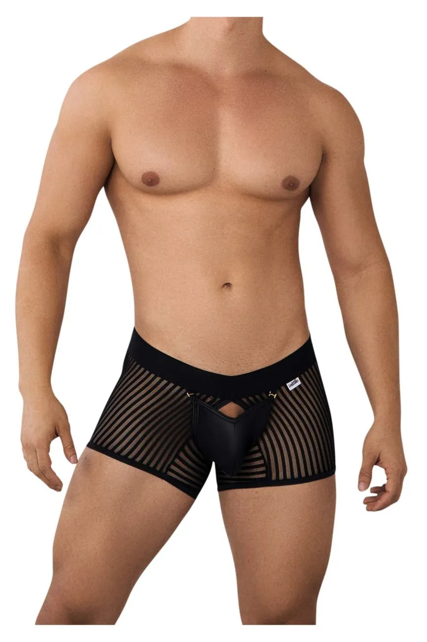 Clothing_Candyman_Mens Underwear CandyMan 99636 Mesh Trunks Color Black