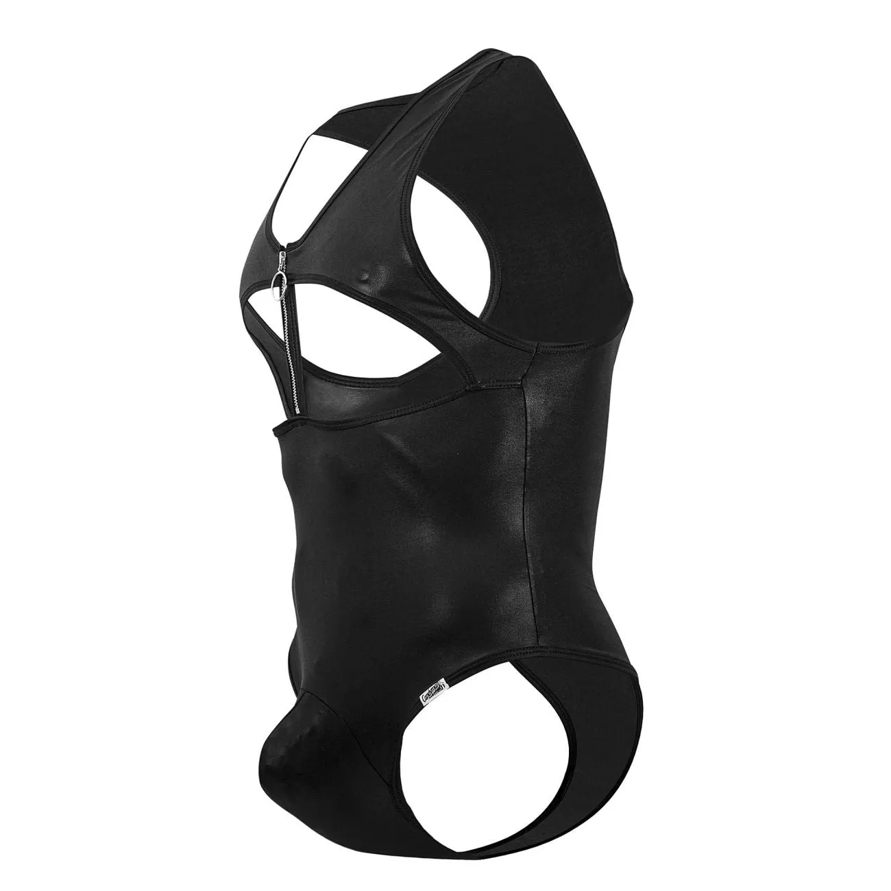 Clothing_Candyman_Mens Underwear CandyMan 99728X Work-N-Play Bodysuit Color Black