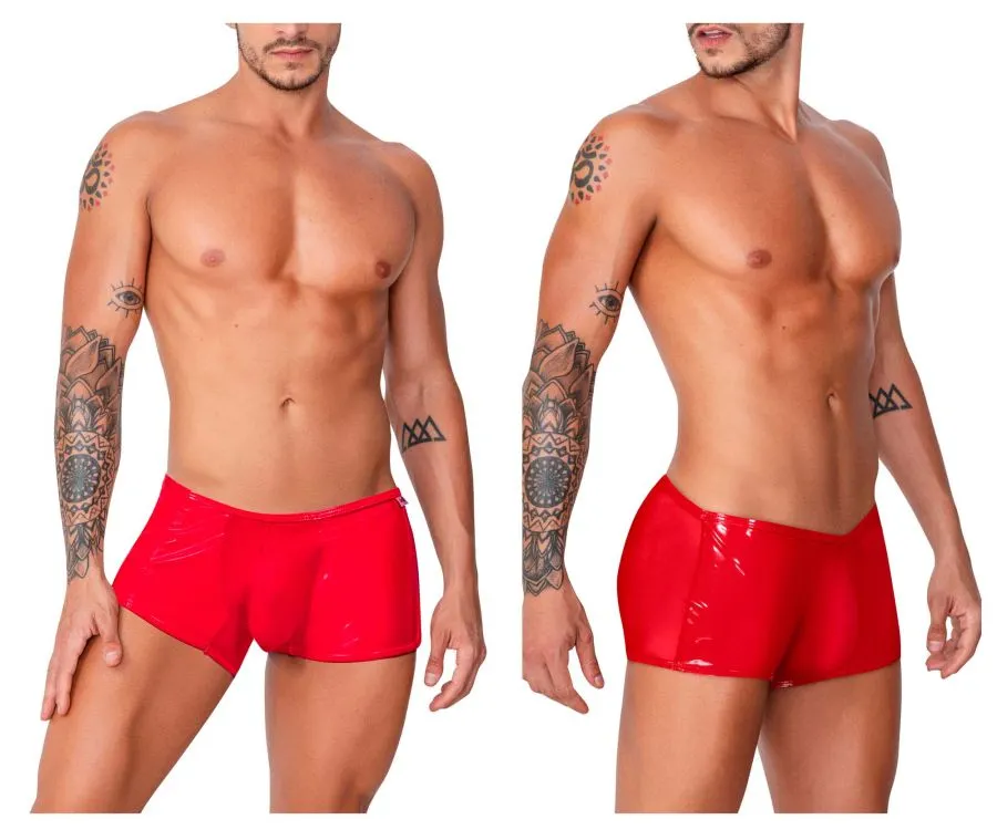 Clothing_Candyman_Mens Underwear CandyMan 99737 Mesh Trunks Color Red