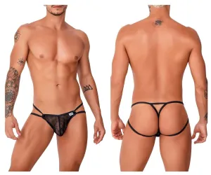 Clothing_Candyman_Mens Underwear CandyMan 99762 Jock G-String Color Black