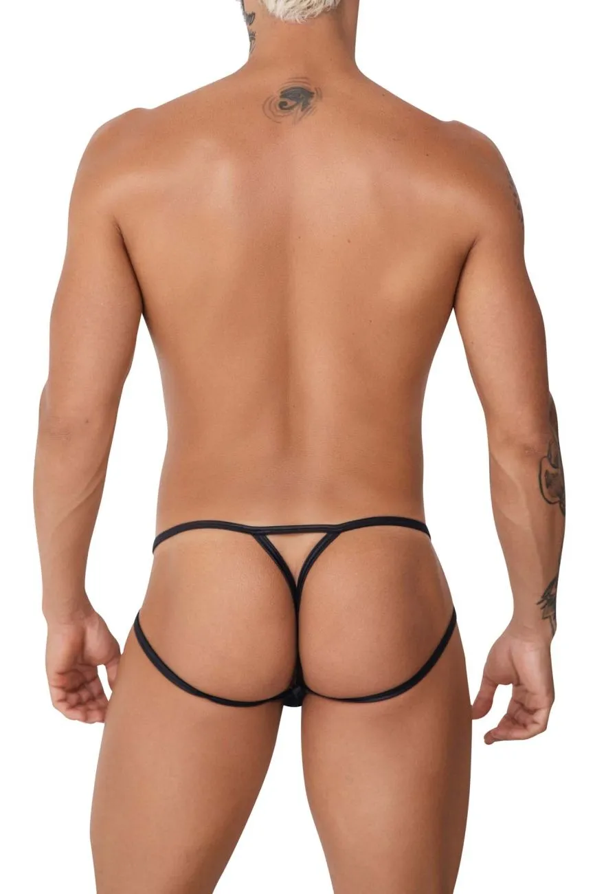 Clothing_Candyman_Mens Underwear CandyMan 99762 Jock G-String Color Black