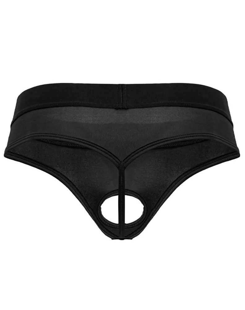 Clothing_Candyman_Mens Underwear Candyman 99781 Protuder Thongs Black