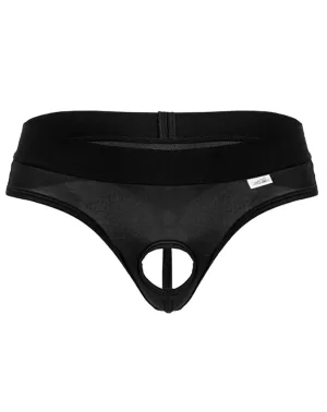 Clothing_Candyman_Mens Underwear Candyman 99781 Protuder Thongs Black