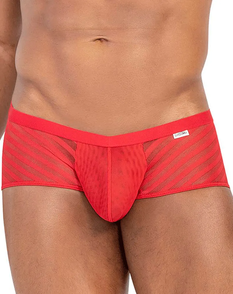 Clothing_Candyman_Mens Underwear Candyman 99790 Mesh Trunks Red