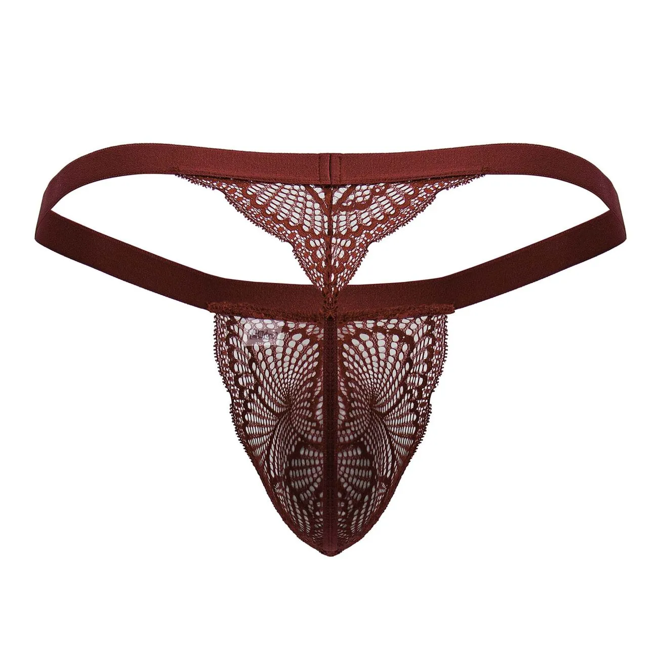 Clothing_Candyman_Mens Underwear CandyMan 99823 Lace Thongs Color Wine