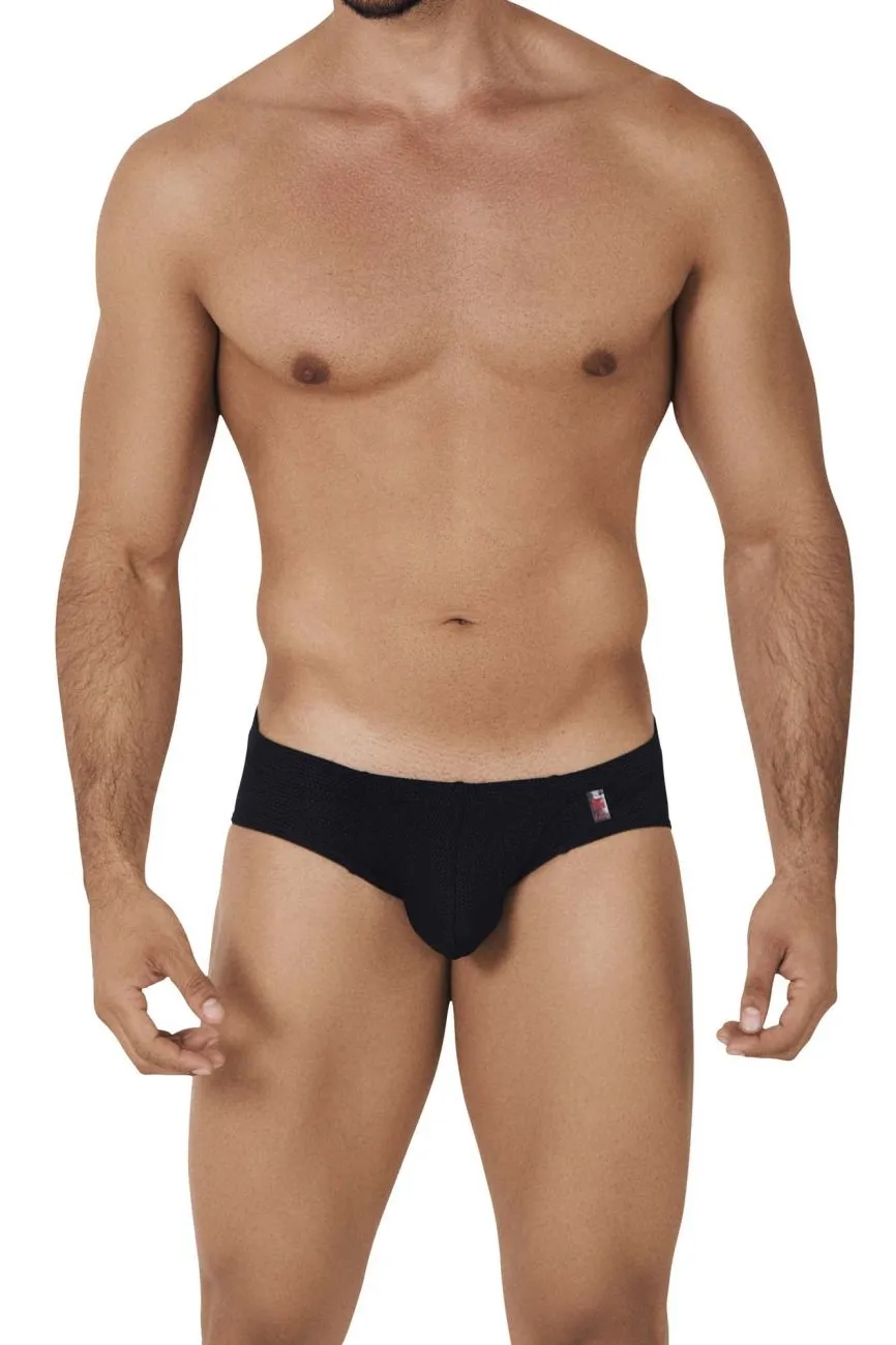 Clothing_Clever_Mens Underwear Clever 0568-1 Elements Briefs Color Black