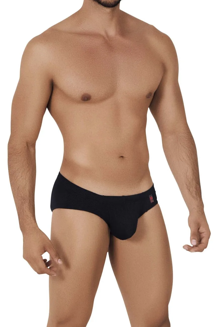Clothing_Clever_Mens Underwear Clever 0568-1 Elements Briefs Color Black
